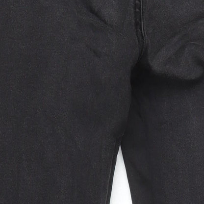 Denim Co Womens Black Cotton Jegging Jeans Size 8 L28.5 in Regular