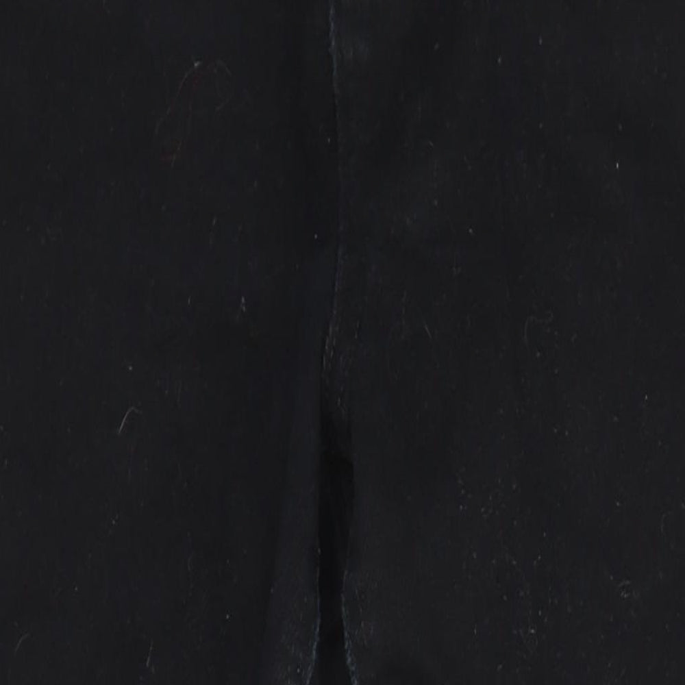 New Look Womens Black Cotton Skinny Jeans Size 14 L26 in Regular