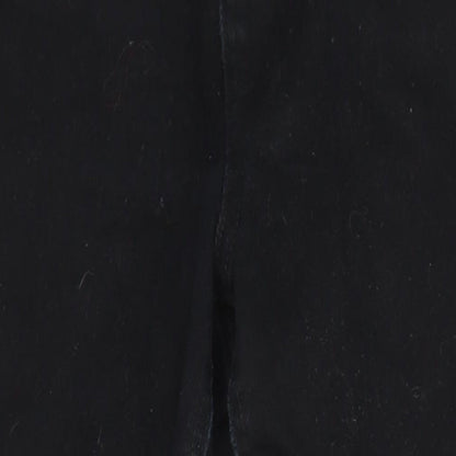 New Look Womens Black Cotton Skinny Jeans Size 14 L26 in Regular