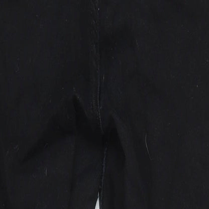 New Look Womens Black Cotton Skinny Jeans Size 14 L26 in Regular