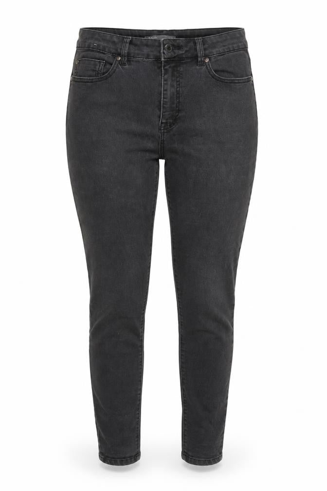 Nutmeg Womens Beige Cotton Skinny Jeans Size 12 L26.5 in Regular