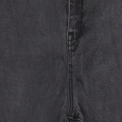 Nutmeg Womens Beige Cotton Skinny Jeans Size 12 L26.5 in Regular