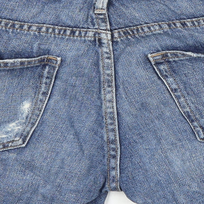 Gap Womens Blue 100% Cotton Boyfriend Shorts Size 25 in Regular
