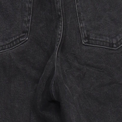 Denim Co Womens Black Herringbone Cotton Mom Jeans Size 12 L27 in Regular