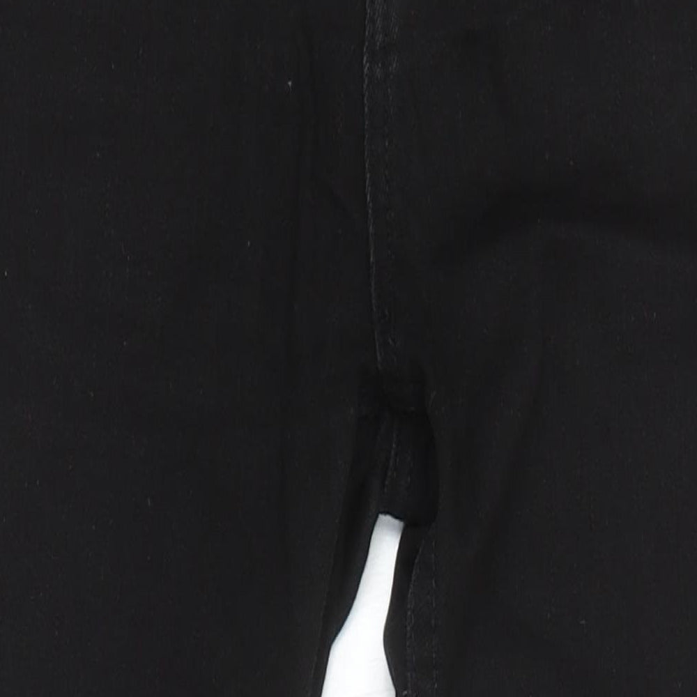 Pull&Bear Womens Black Cotton Skinny Jeans Size 10 L26.5 in Regular