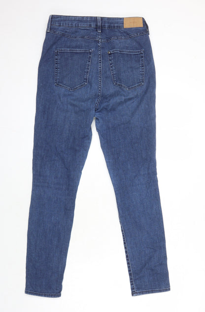 & denim Womens Blue Cotton Skinny Jeans Size 30 in L27 in Regular