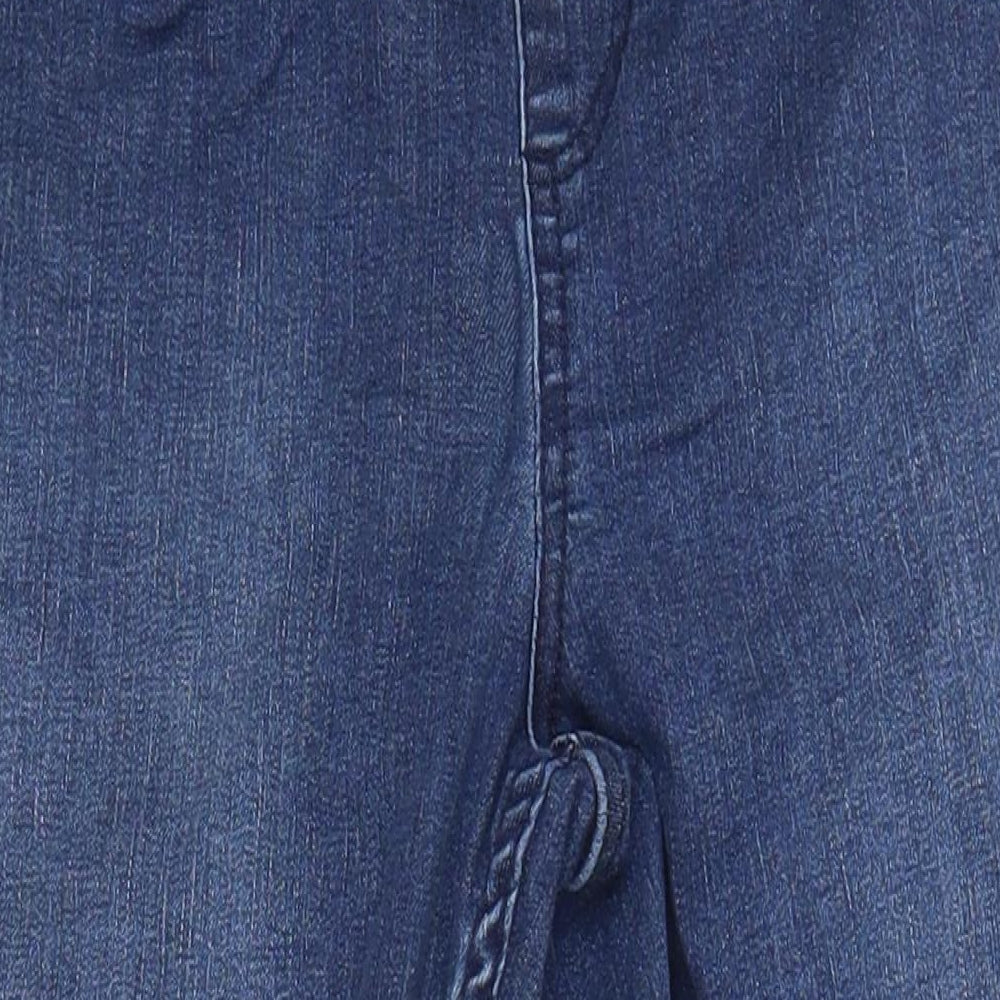 Red Herring Womens Blue Cotton Skinny Jeans Size 16 L27.5 in Regular