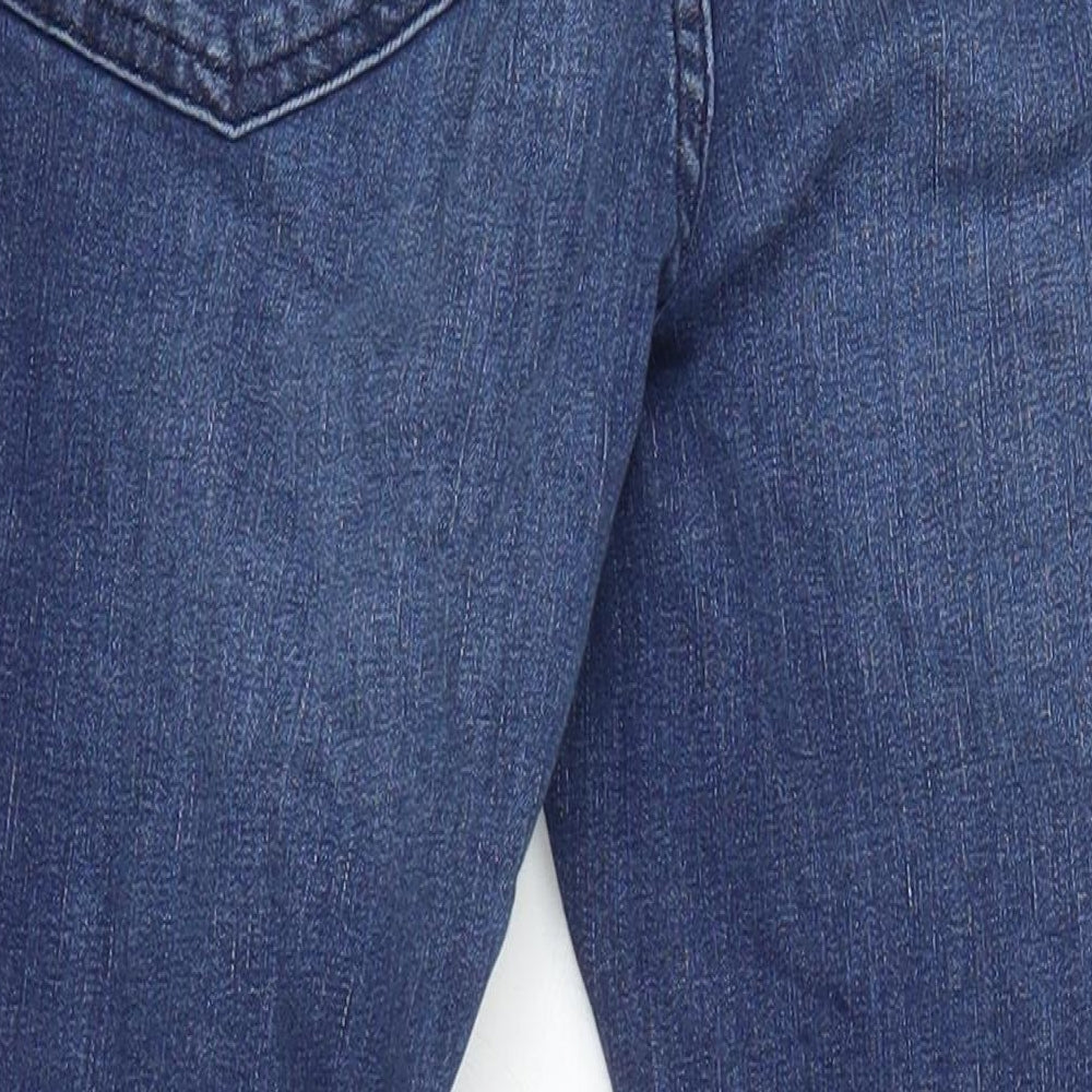 Red Herring Womens Blue Cotton Skinny Jeans Size 16 L27.5 in Regular