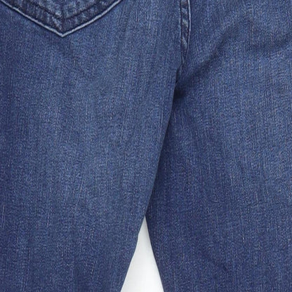 Red Herring Womens Blue Cotton Skinny Jeans Size 16 L27.5 in Regular