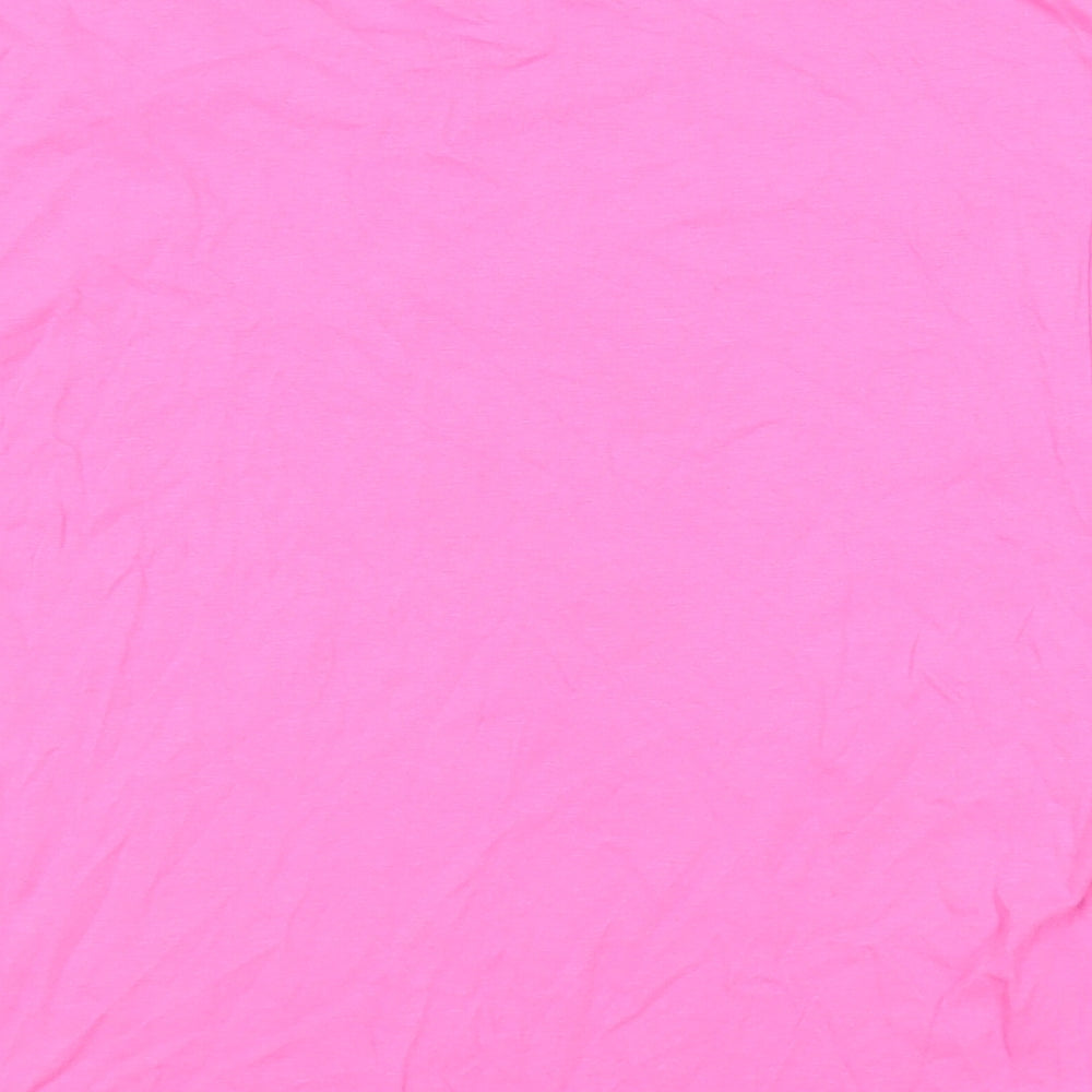 Levi's Womens Pink Cotton Basic T-Shirt Size S Crew Neck - Logo