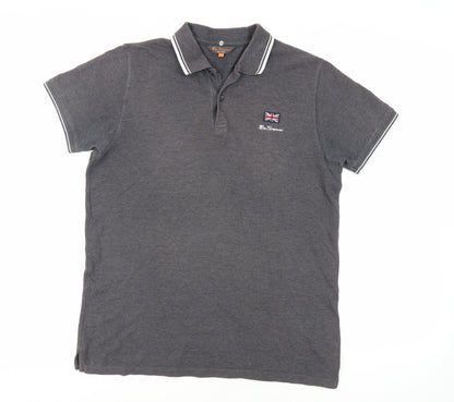 Ben Sherman Grey Polo shirt, size L.