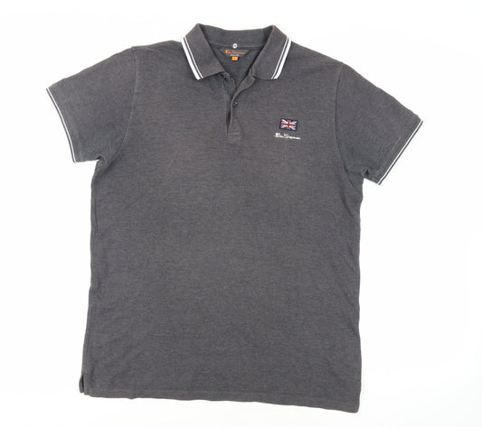 Ben Sherman Grey Polo shirt, size L.