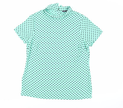 Womens UK Size 10 Marks and Spencer Green Basic Blouse