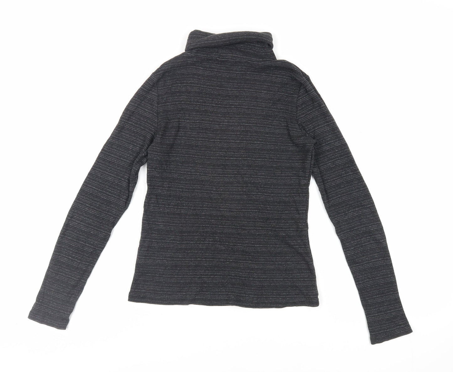 Womens UK Size 12 New Look Grey Basic T-Shirt