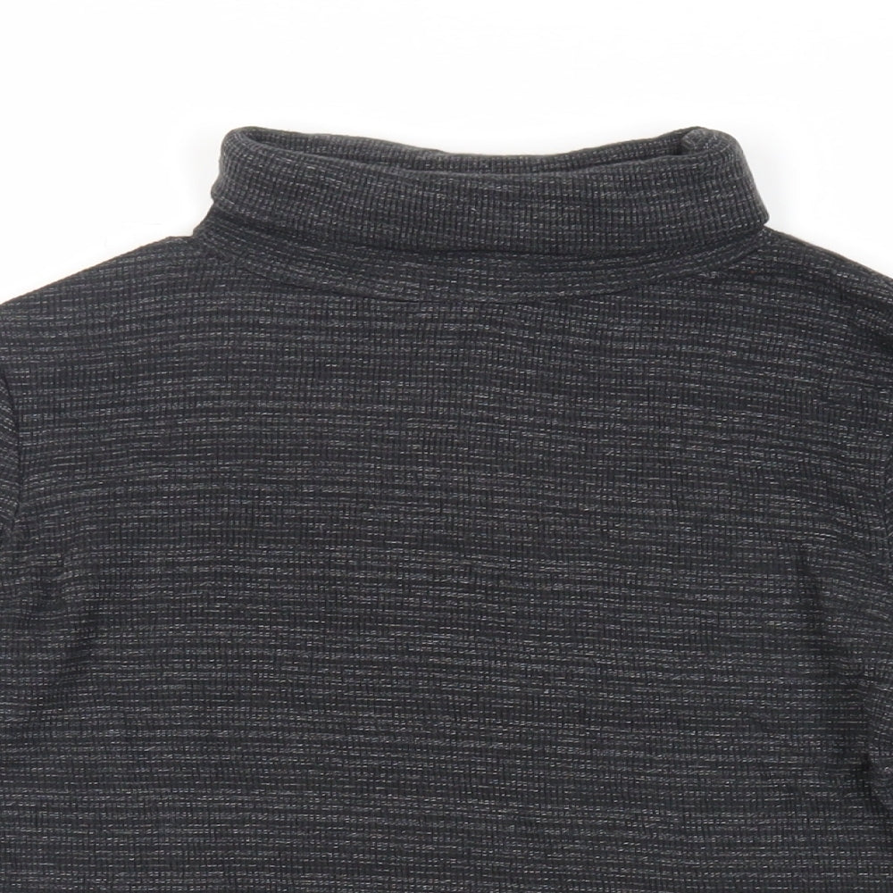 Womens UK Size 12 New Look Grey Basic T-Shirt