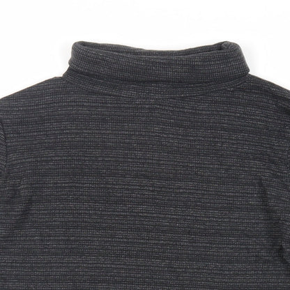 Womens UK Size 12 New Look Grey Basic T-Shirt