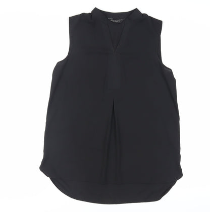 Womens UK Size 12 Dorothy Perkins Black Basic Blouse
