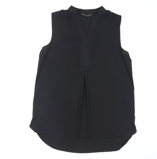 Womens UK Size 12 Dorothy Perkins Black Basic Blouse