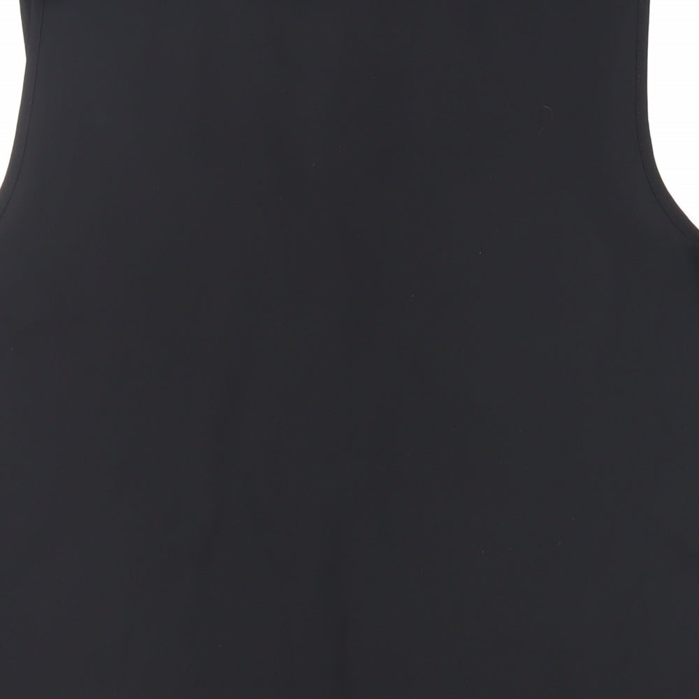 Womens UK Size 12 Dorothy Perkins Black Basic Blouse