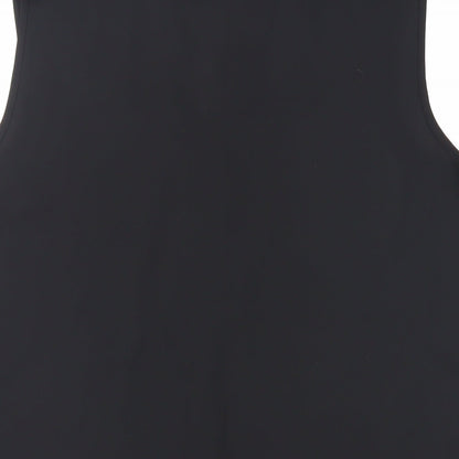 Womens UK Size 12 Dorothy Perkins Black Basic Blouse