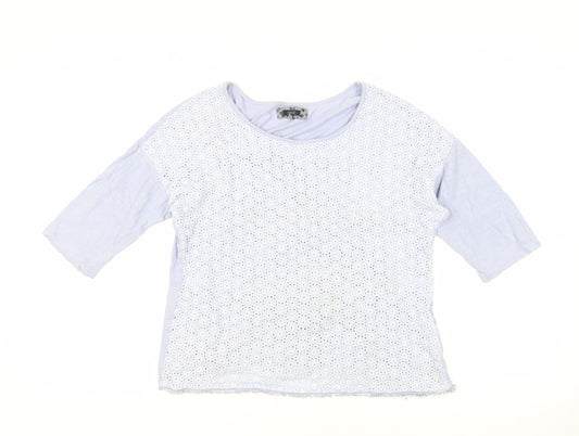 Womens UK Size 16 NEXT Blue Basic T-Shirt