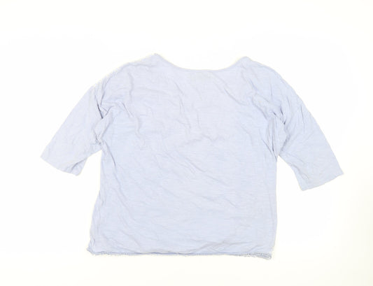 Womens UK Size 16 NEXT Blue Basic T-Shirt