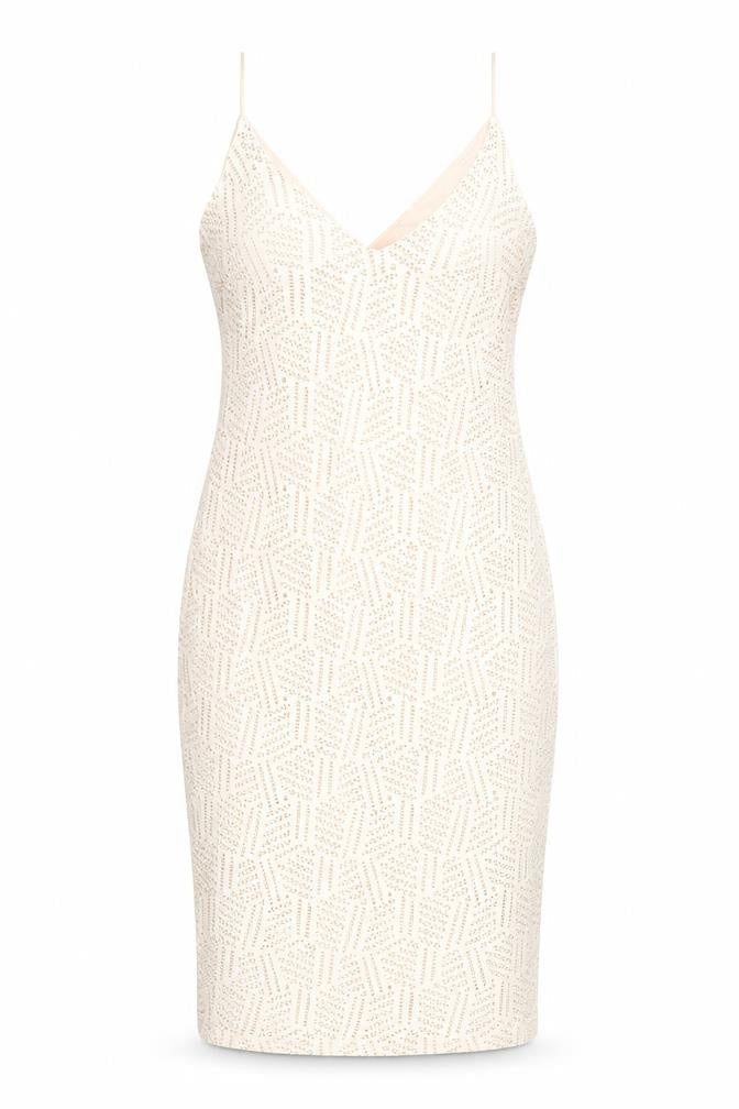 River Island Womens Pink Geometric Polyester Bodycon Size 12 V-Neck Pullover - Glitter