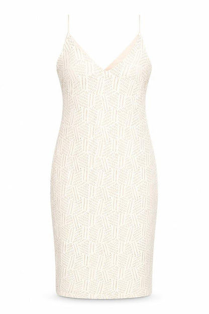 River Island Womens Pink Geometric Polyester Bodycon Size 12 V-Neck Pullover - Glitter
