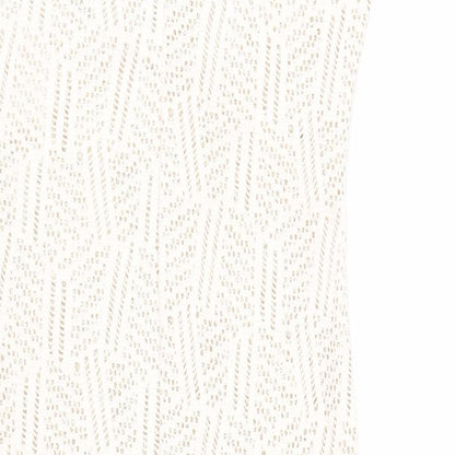 River Island Womens Pink Geometric Polyester Bodycon Size 12 V-Neck Pullover - Glitter