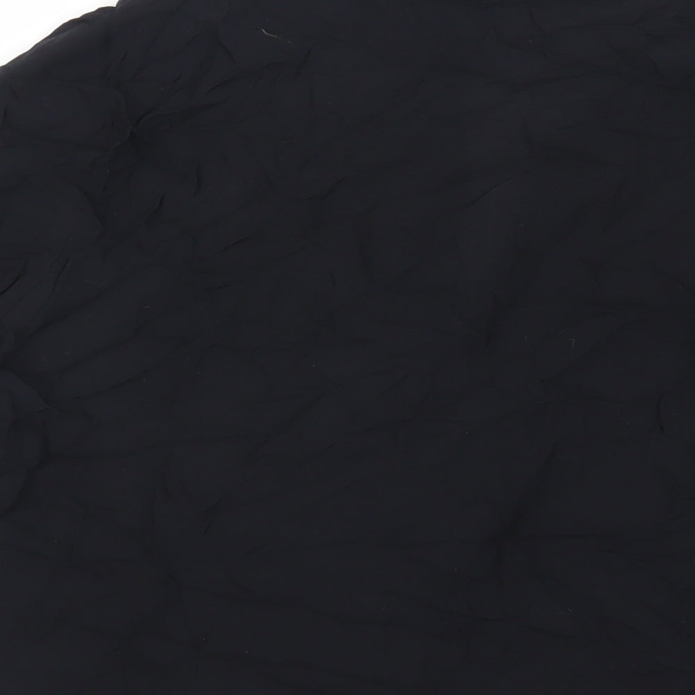 Womens UK Size 10 New Look Black Kimono Blouse