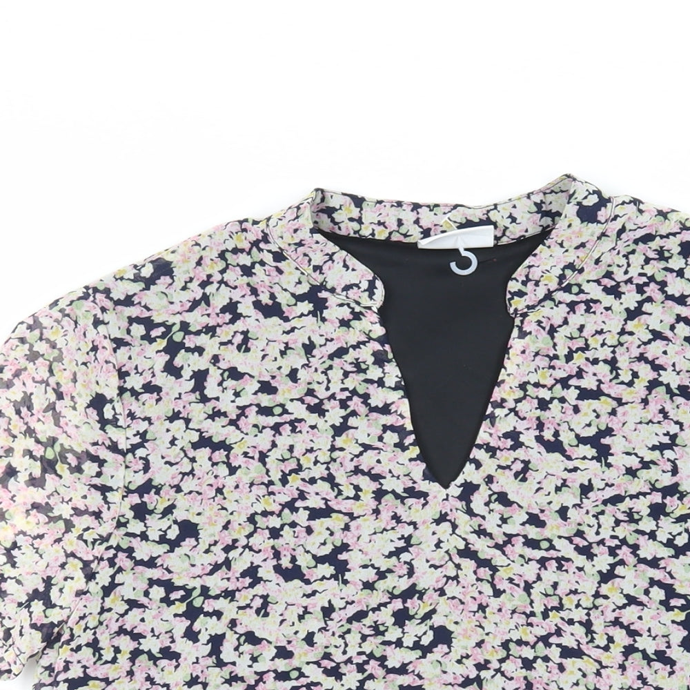 Womens UK Size 6 VILA Multicoloured Basic Blouse