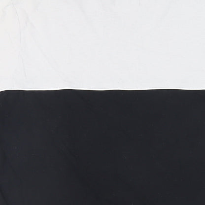 Topman Mens Black Cotton T-Shirt Size M Crew Neck