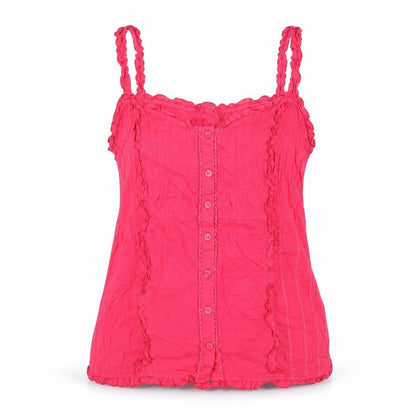 Womens UK Size 12 M&Co Pink Basic Tank