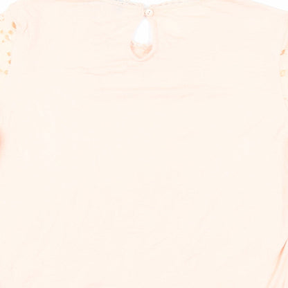 Womens UK Size 10 Dorothy Perkins Pink Basic Blouse
