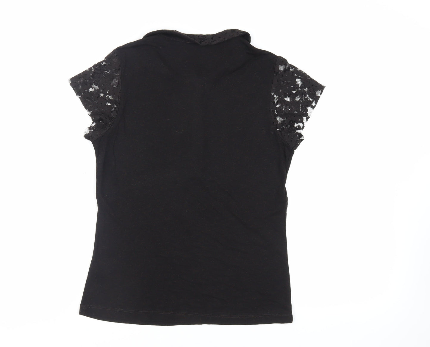 Womens UK Size 12 Per Una Black Basic Blouse