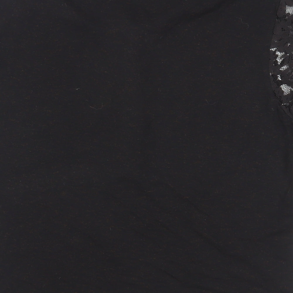 Womens UK Size 12 Per Una Black Basic Blouse