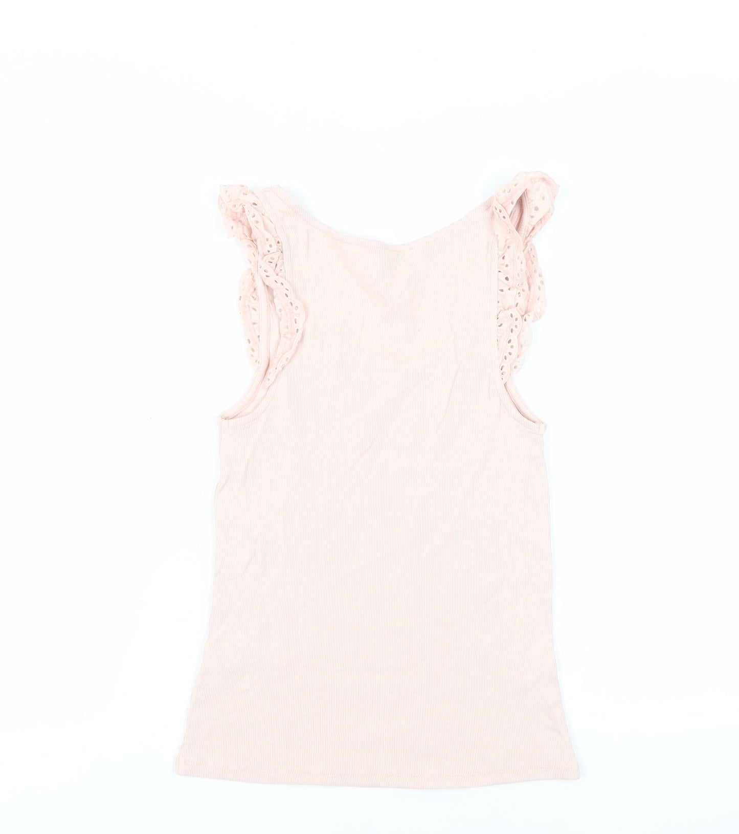 Womens UK Size 8 Marks and Spencer Pink Basic Tank