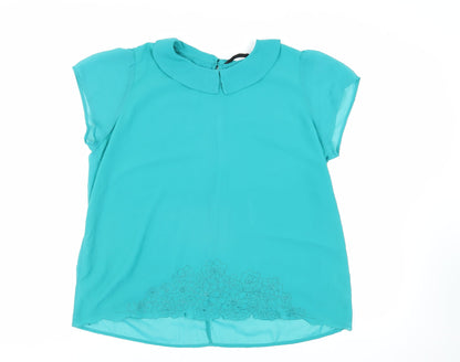 Womens UK Size 18 Dunnes Stores Green Basic Blouse