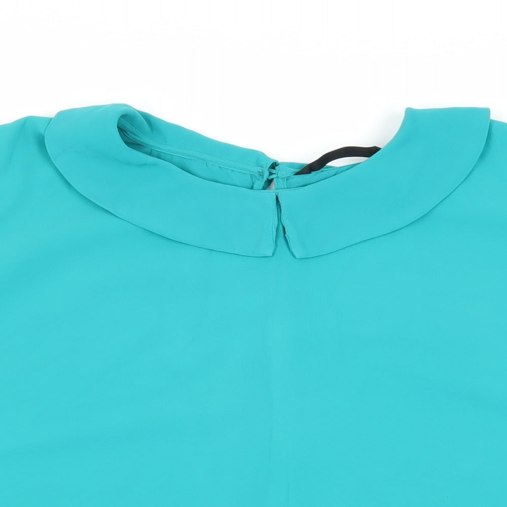 Womens UK Size 18 Dunnes Stores Green Basic Blouse