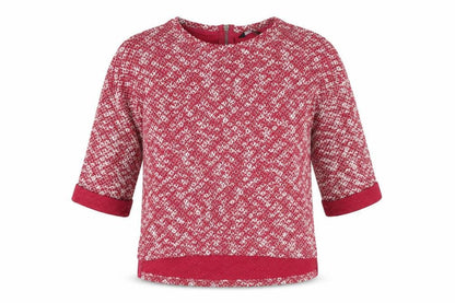 New Look Womens Pink Polyester Basic T-Shirt Size 10 Round Neck