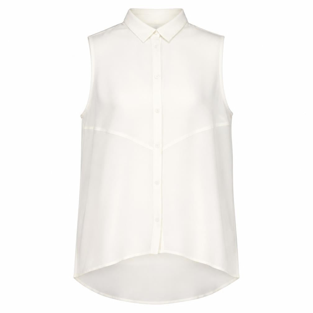 Womens UK Size 12 H&M White Basic Button-Up