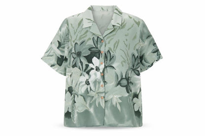 Womens UK Size 18 Bonmarché Green Basic Button-Up