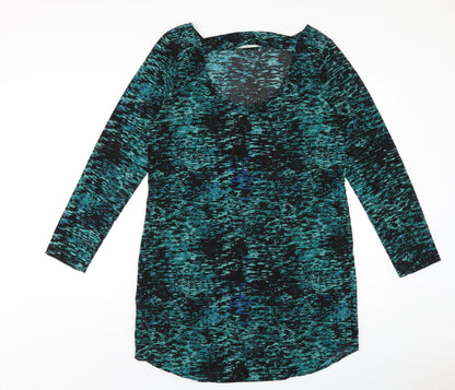 Gap Womens Green Polyester A-Line Size M Round Neck Pullover