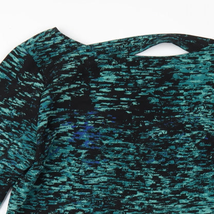 Gap Womens Green Polyester A-Line Size M Round Neck Pullover