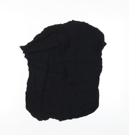 Womens UK Size 12 NEXT Black Basic Blouse