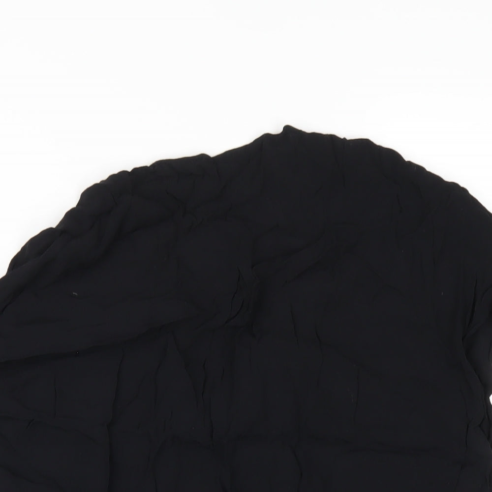 Womens UK Size 12 NEXT Black Basic Blouse