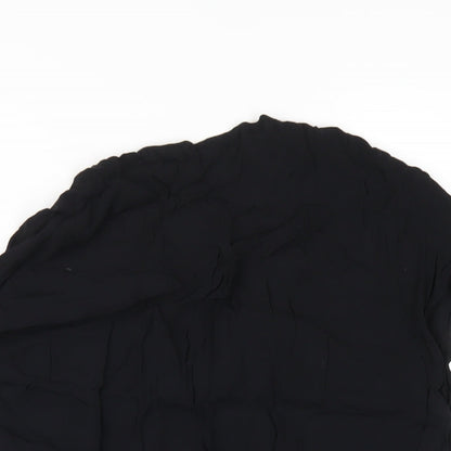Womens UK Size 12 NEXT Black Basic Blouse