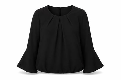 Womens UK Size 10 Klass Black Basic T-Shirt