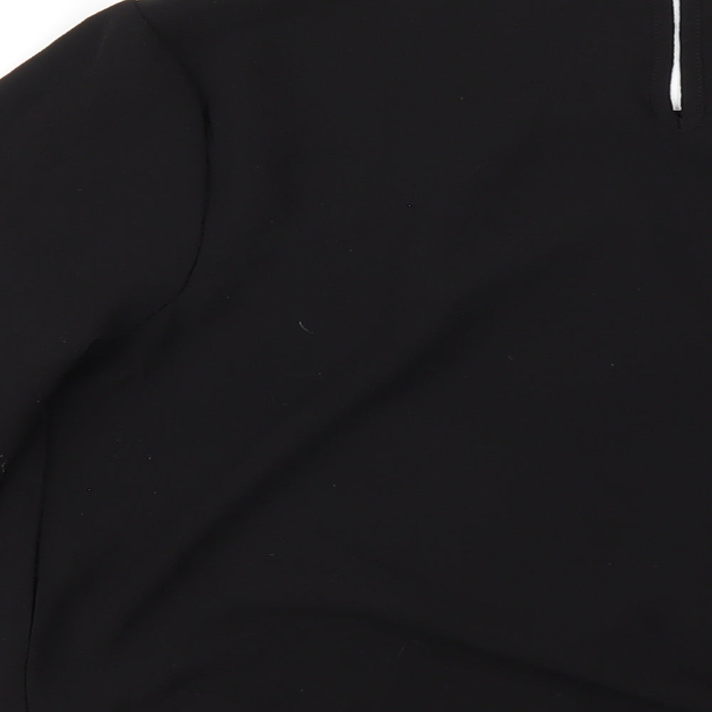 Womens UK Size 10 Klass Black Basic T-Shirt