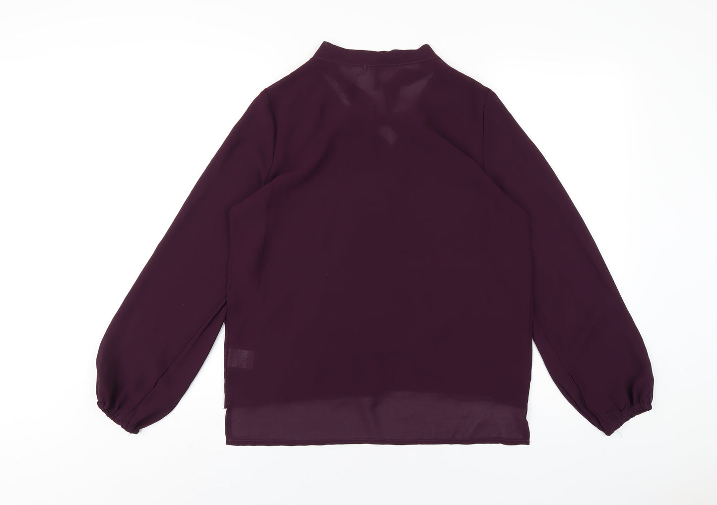 Womens UK Size 12 Intuition Purple Basic Blouse